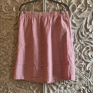 J.Crew Factory Stripped Midi Skirt